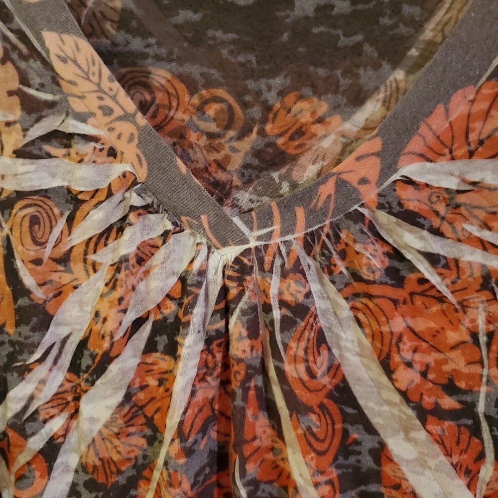 Orange and Gray Tunic - Picture 6 of 7